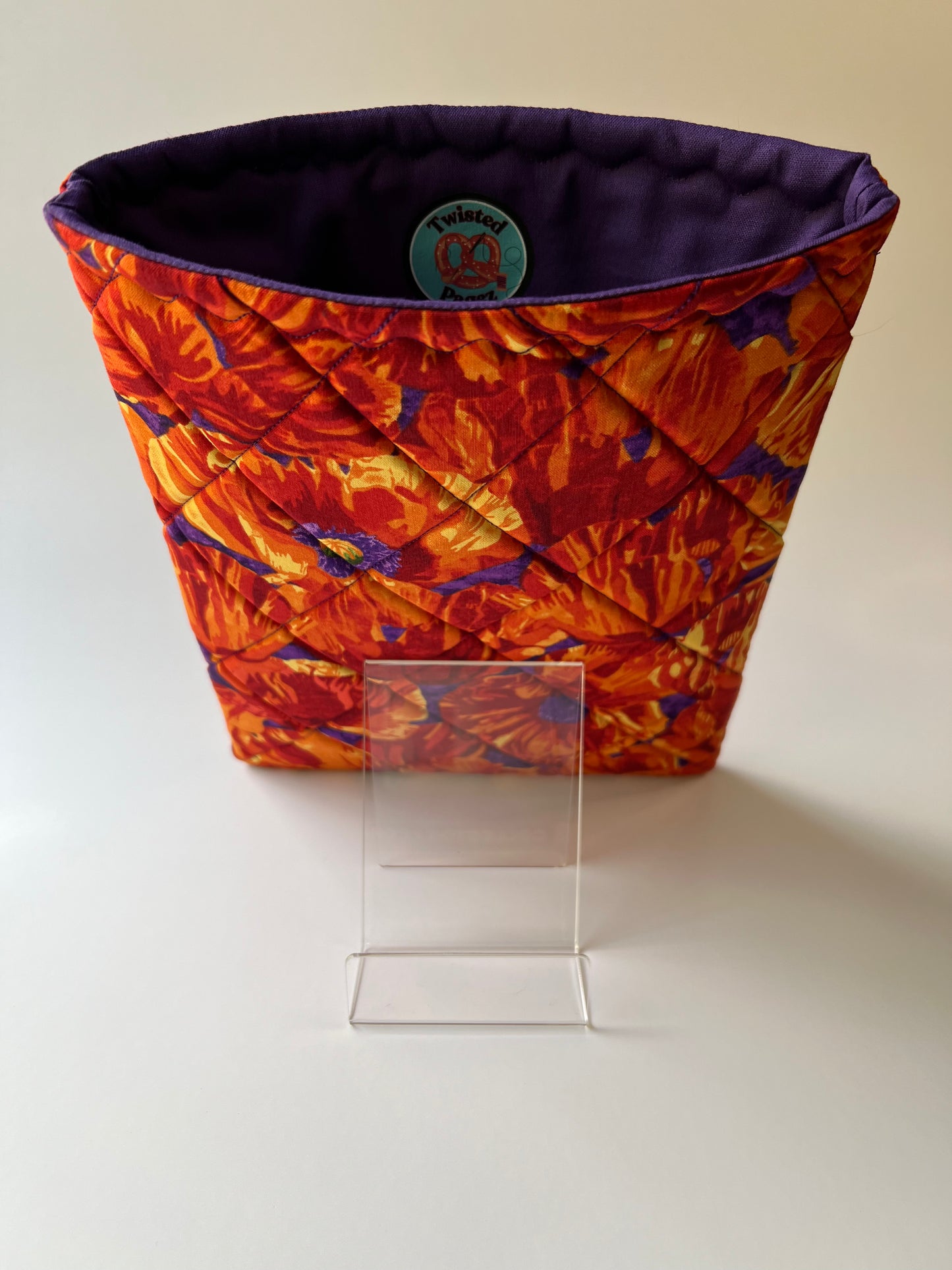 Orange & Purple Floral