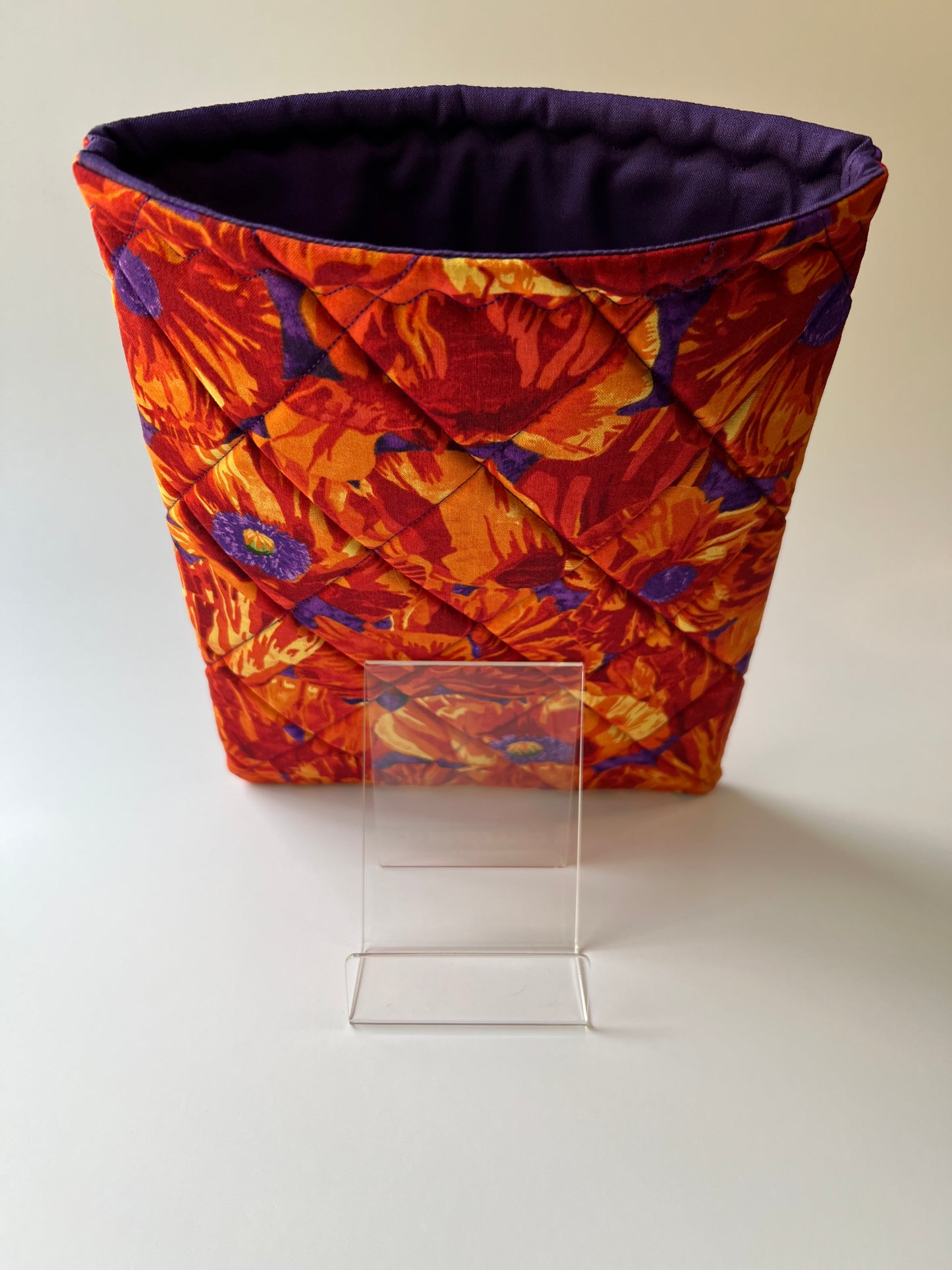 Orange & Purple Floral