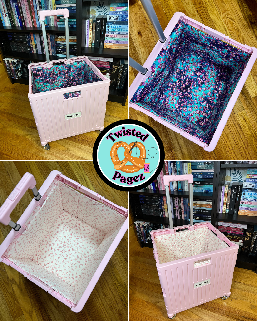 Custom Utility/Book Cart Liners – Made to Fit MACOPRO Folding Utility Cart