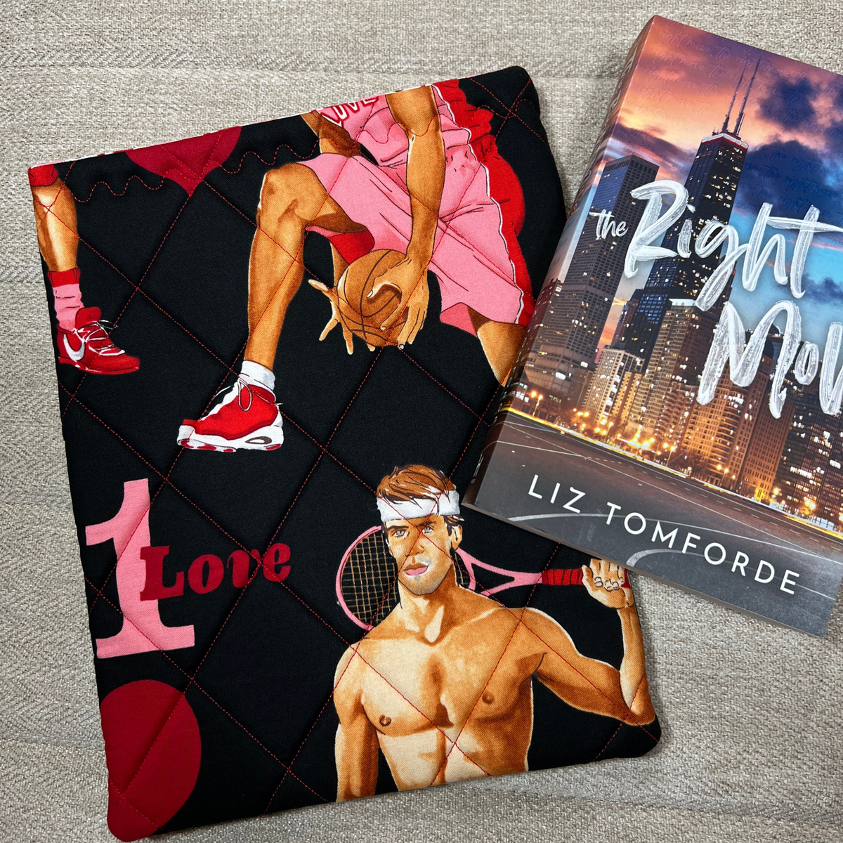 Sports Romance Book Boyfriend Sleeve