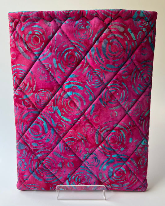 Pink & Teal Swirls Batik