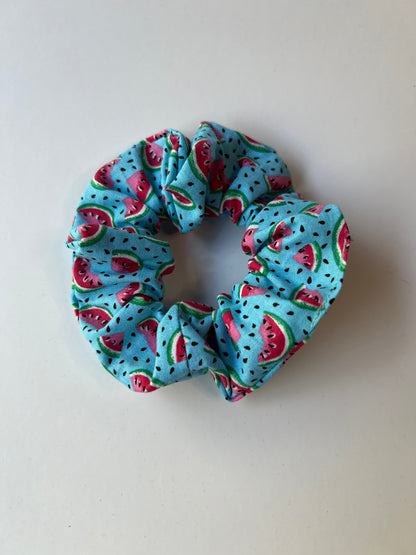 Handmade Fabric Scrunchies – Soft Hair Ties in Trendy Prints & Colors